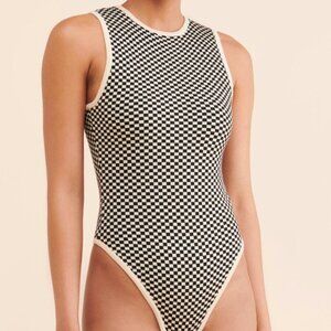 4th & Reckless Sonny Checkered Bodysuit